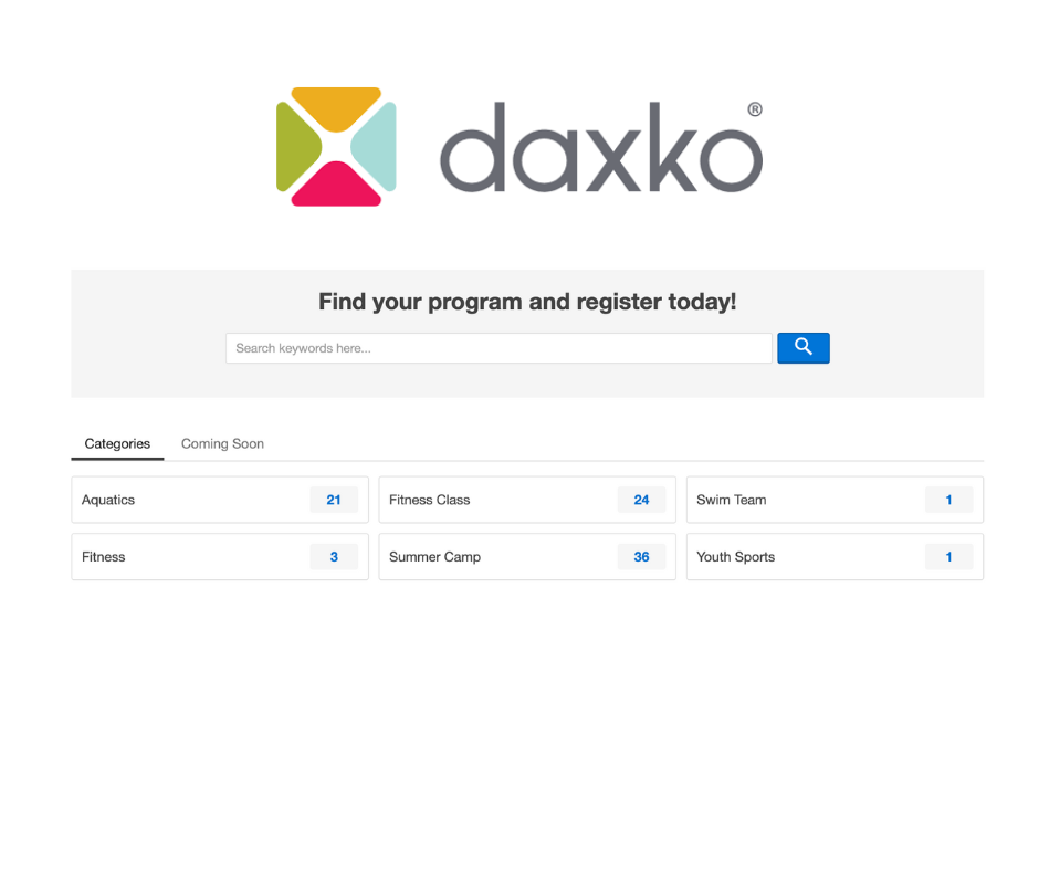 Daxco Registration